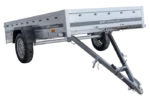 Remolque de un solo eje 264x150 UNITRAILER GARDEN 265 KIPP