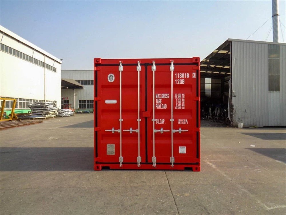 Contenedor-Maritimo-10-Pies-Rojo-Nuevo.jpeg Contenedor Marítimo de 10 Pies – Nuevo – Color Rojo - Imagen 1