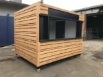 Puesto Móvil 10×8 Pies para Comida y Bebida – Contenedor Outlet Revestido